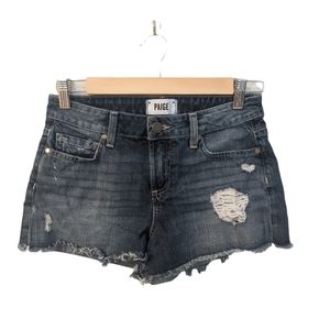 PAIGE‎ Daryn Shorts Distressed Denim Size 25 / 2